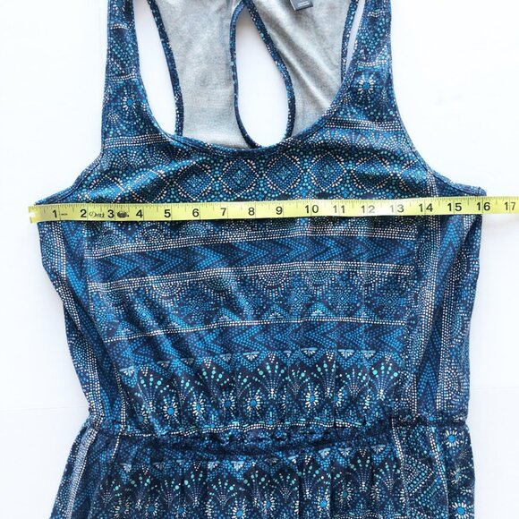 PATAGONIA W's West Ashley Dress Blue Mosaic Organic Cotton Tank Womens Small - Picture 6 of 7